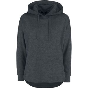 Kapuzenpullover für Damen  grau meliert 