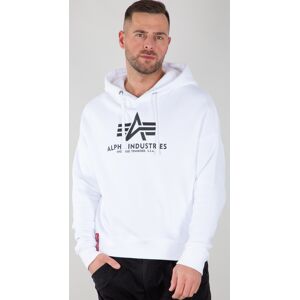 Alpha Industries Basic OS Hoodie - Weiss - 2XL - unisex