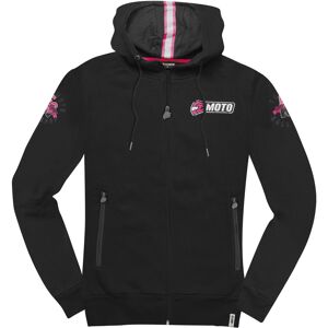 FC-Moto Effortless Damen Zip Hoodie - Schwarz Pink - L - female