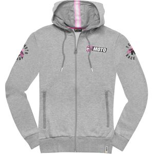 FC-Moto Effortless Damen Zip Hoodie - Grau Pink - XS - female