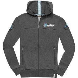 FC-Moto Effortless Damen Zip Hoodie - Grau Blau - L - female