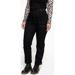 King Kerosin Queen Kerosin 50´s Vintage Fit Black Damen Jeans - Schwarz - 26 - female