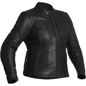 Halvarssons Vitsand Wasserdichte Damen Motorrad Lederjacke - Schwarz - 40 - female