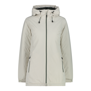 CMP Damen Jacke Long Fix Hood Grau 34