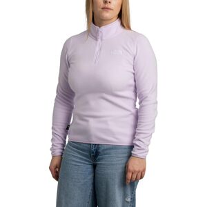 The North Face 100 Glacier 1/4 Zip Sweater - Icy Lilac - M - Damen