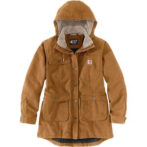 Carhartt Washed Duck, Mantel Damen Braun S female