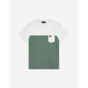 jean pascale T-Shirt - Color-Blocking, Takko, grün XL