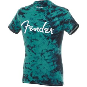 Fender T-Shirt Tie-Dye Logo Black L Schwarz