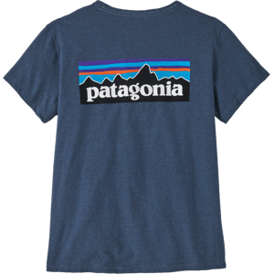 Patagonia P-6 Logo Responsibili-Tee Damen XL Utility Blue