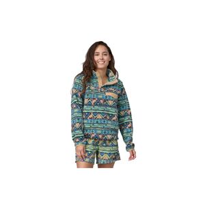 Patagonia Synchilla Snap-T Fleece Pullover Damen S High Hopes Geo   Salamander Green
