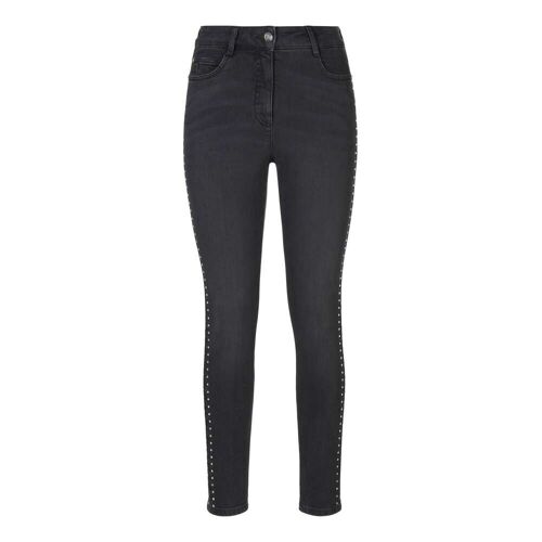 Madeleine Skinny Fit-Jeans mit Strassstein-Verzierung black 17