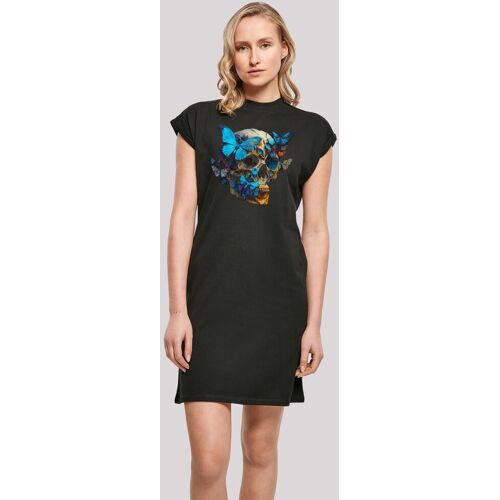 F4nt4stic Shirtkleid F4NT4STIC „Skull“ Gr. XL, schwarz Damen Kleider Freizeitkleider Print