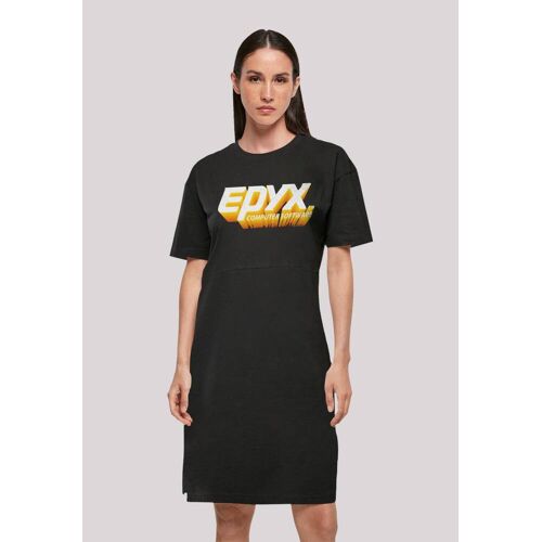 F4nt4stic Shirtkleid F4NT4STIC „EPYX Logo 3D“ Gr. XS, schwarz Damen Kleider Freizeitkleider Print