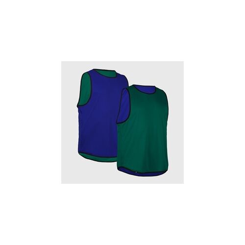 OFFLOAD Rugby Trainingsleibchen wendbar - R500 blau/grün, EINHEITSFARBE, 2XL