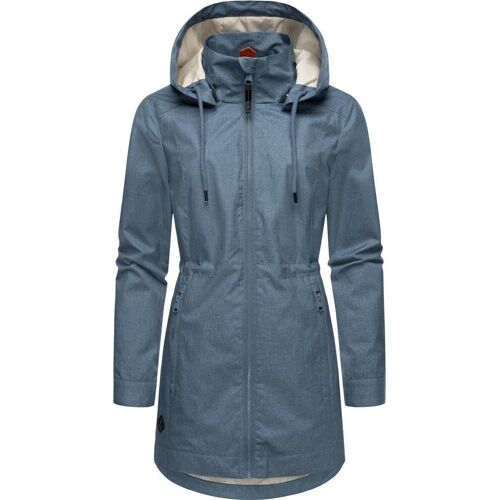 Ragwear Kurzmantel Damen, blau