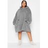 Yours – Kuscheliger Hoodie Mit Tasche In Grau L 42-52