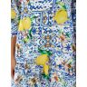 alba moda Kleid in sommerlichen Dessin blau 36