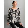 alba moda Bluse in figurumspielender Form grau 40