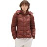 Steppjacke TOM TAILOR Gr. M, schwarz (raisin) Damen Jacken Kurze mit recyceltem Polyester