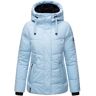 Steppjacke NAVAHOO "Sag ja XIV" Gr. M (38), blau (babyblau) Damen Jacken Steppjacken Warme gesteppte Winterjacke mit Kapuze