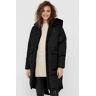 Steppmantel ONLY "ONLGABI OVERSIZED LONG COAT OTW NOOS" Gr. M, schwarz (black) Damen Mäntel Steppmäntel