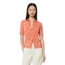 Blusenshirt MARC O'POLO "aus LENZING™ ECOVERO™" Gr. XS, orange Damen Shirts Blusenshirts