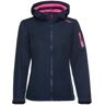 Softshelljacke CMP Gr. 36, bunt (blue, fu x ia) Damen Jacken Sportjacken Atmungsaktiv & Windabweisend Wasserabweisend