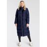 Steppmantel ONLY "ONLIRINA X-LONG 2IN1 PUFFER OTW" Gr. M (38), blau (night sky) Damen Mäntel Übergangsmäntel auch als Weste tragbar