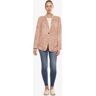 Jackenblazer LE TEMPS DES CERISES Gr. L, rot (rot, beige) Damen Blazer mit trendigem Allover-Muster