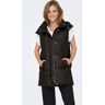 Steppweste ONLY "ONLDEMY PADDED WAISTCOAT OTW NOOS" Gr. M, braun (mulch) Damen Westen Steppwesten