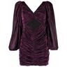 Kalmanovich Kleid aus Samt - Violett S/M/L Female
