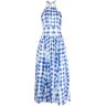 Rosie Assoulin Maxikleid mit Print - Blau 0/2 Female