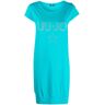 LIU JO T-Shirtkleid mit Kristallverzierung - Blau XS/S Female