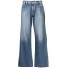 3x1 Ausgeblichene Wide-Leg-Jeans - Blau 25/26/27/28/29 Female