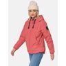 NAVAHOO Modische Steppjacke mit Kapuze "Eisbällchen" Rouge XXL