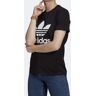 Adidas Kurzarm-T-Shirt mit Rundhalsausschnitt Adicolor Classic Trefoil GN2896 T-Shirts und Tops Damen Schwarz Größe 40