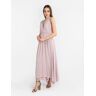 Solada Langes ärmelloses Frauenkleid Elegante Kleider Damen Rosa Größe M/L