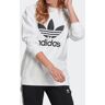 Adidas TRF CREW SWEAT GN2961 Herren-Sweatshirt mit Rundhalsausschnitt und Aufdruck Sweatshirts Damen Weiß Größe 40