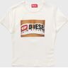 Diesel T-UNCUTIE-LONG-N17 women Shortsleeves white in Größe:M