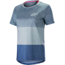 MTB Shirt Alpinestars Stella Alps 8.0 SS Blau-Stillwater Damen L