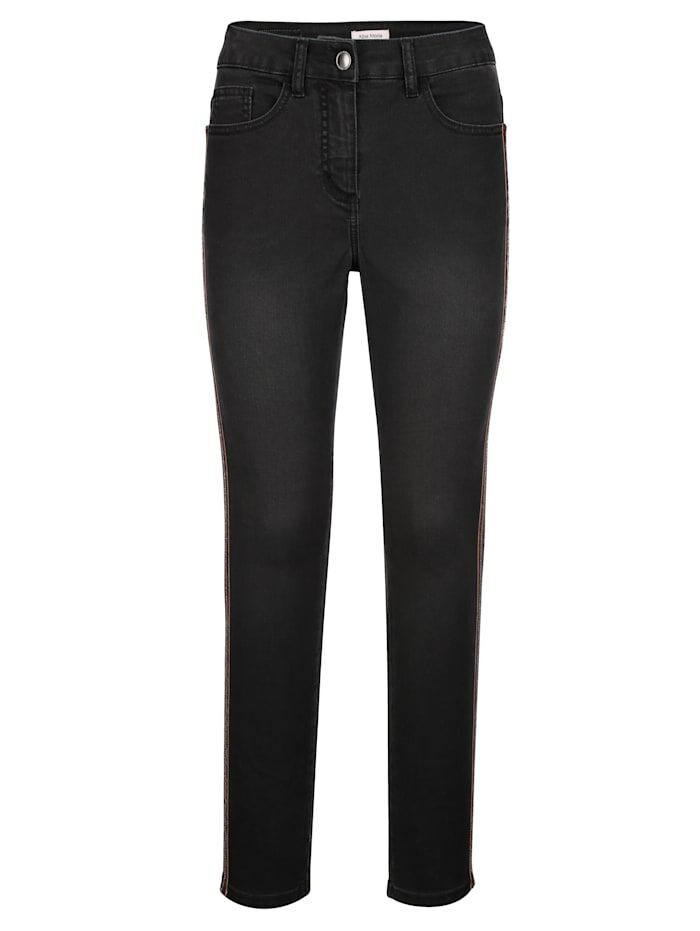 Alba Moda Jeans in trageangenehmer elastischer Qualität, schwarz