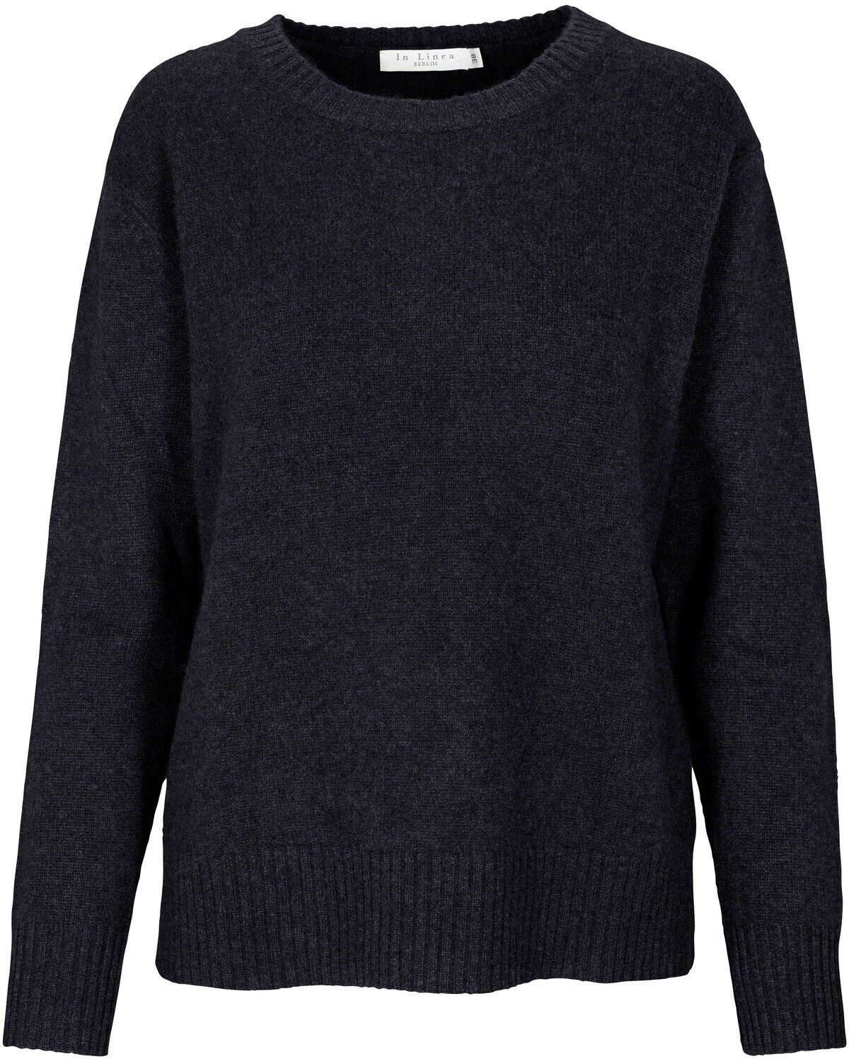 In Linea Firenze Strickpullover »Cashmere-Pullover mit Rundhals«, Marine