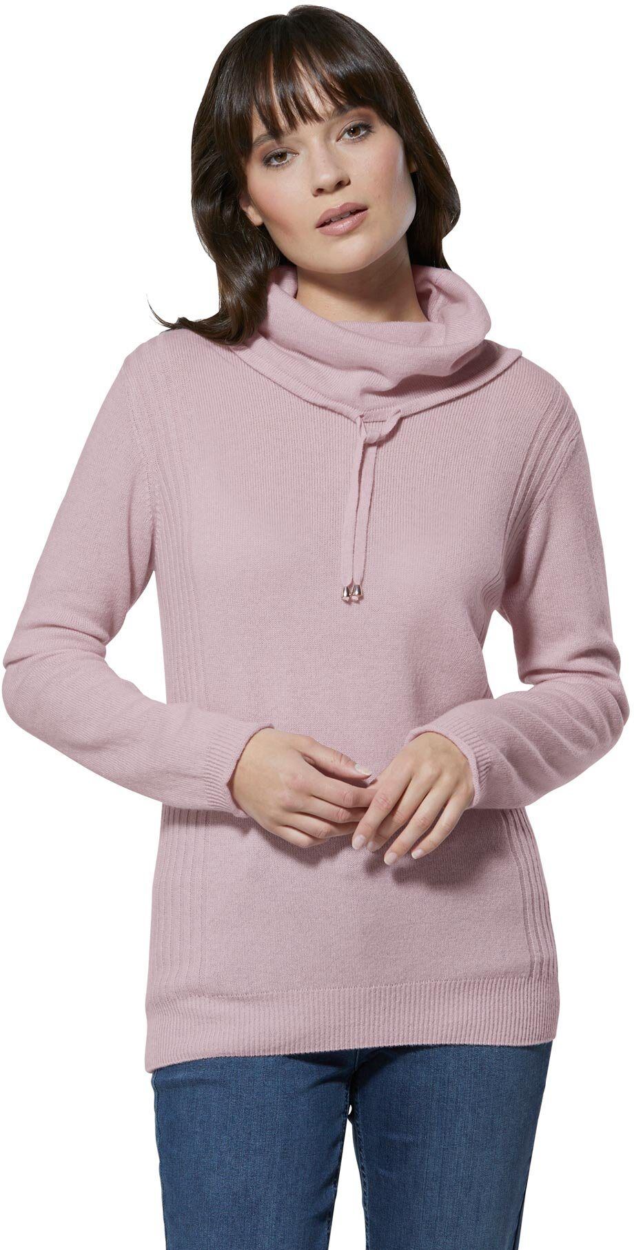 Casual Looks Kaschmirpullover »Kaschmir-Pullover«, rosé-meliert