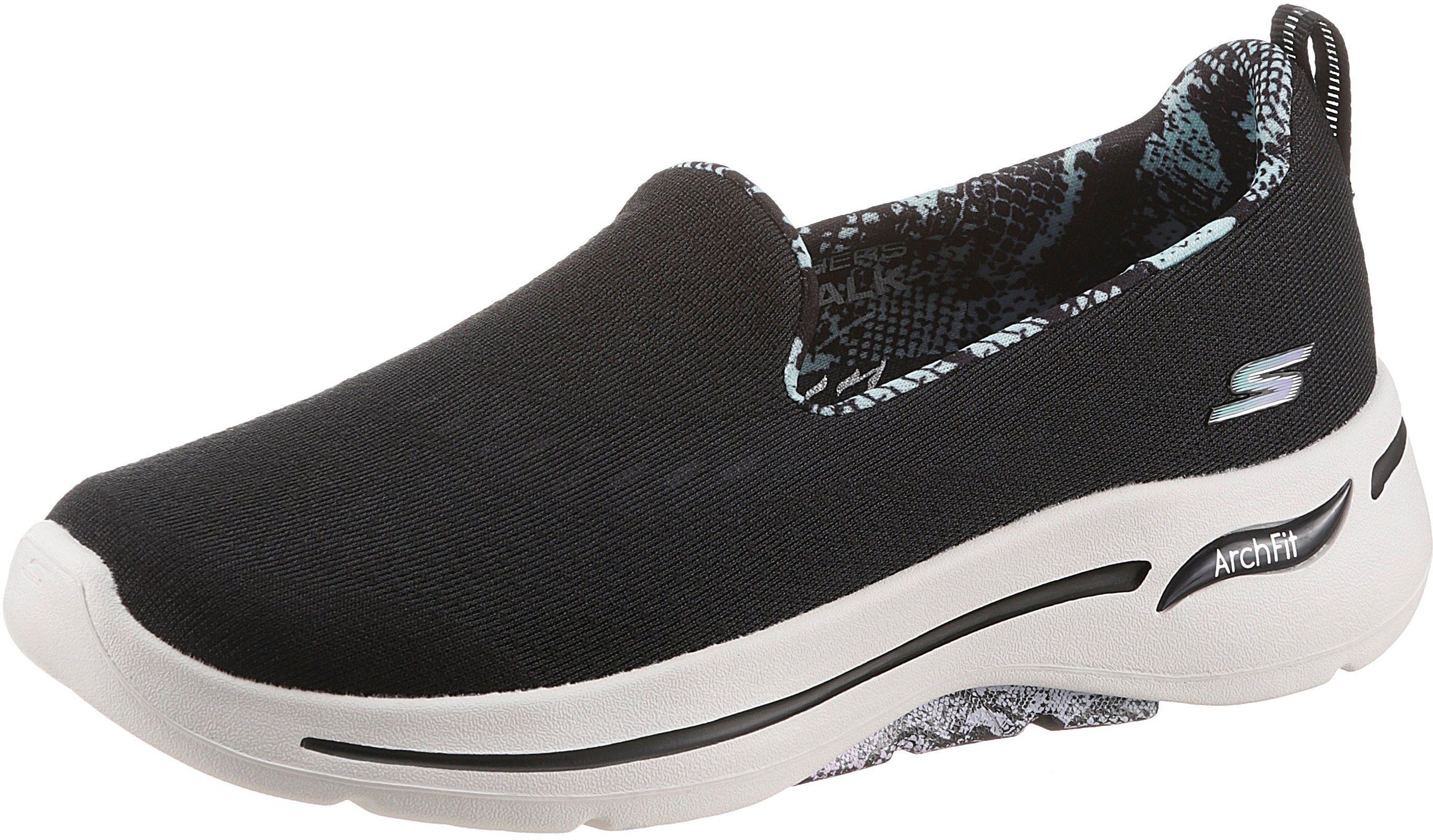 Skechers »GO WALK ARCH FIT-WILD VISION« Slipper mit gepolstertem Schaftrand