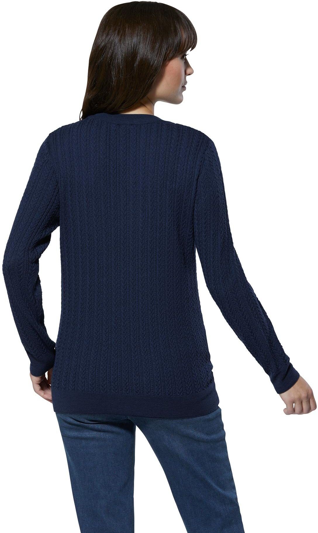 Casual Looks Wollpullover »Merino-Kaschmir-Pullover«, marine