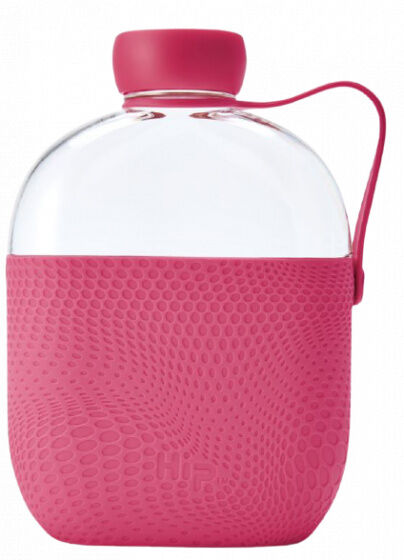 Hip trinkflasche 650 ml Polypropylen rosa/transparent