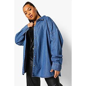 The Ultimate Oversized Denim Shirt    Female