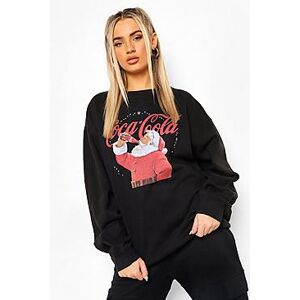 Coca Cola Christmas Sweatshirt  black XS Female