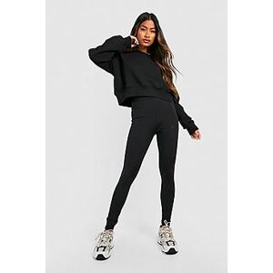 Dsgn Studio Slogan Printed Active Legging  black XS Female