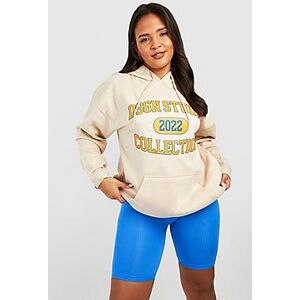 Plus Dsgn Studio Collection Front Print Hoodie  sand 48-50 Female